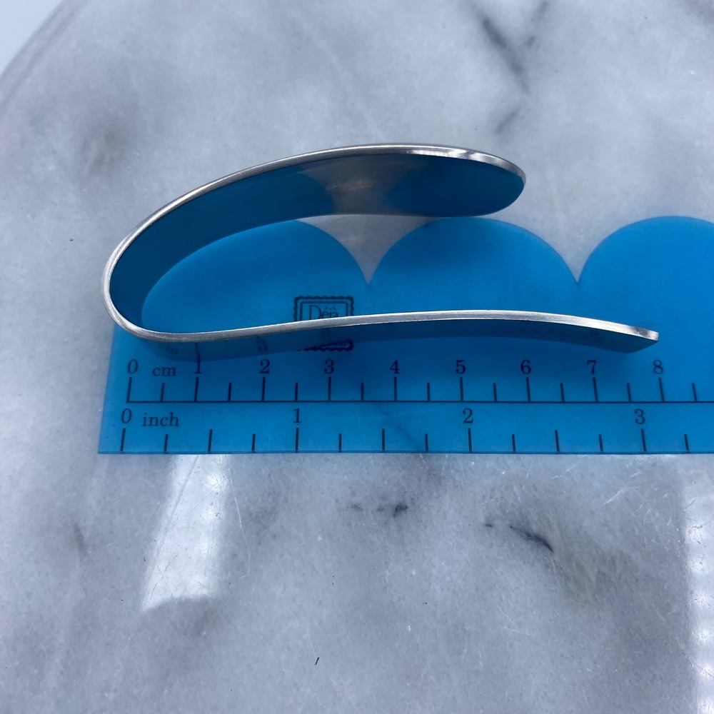 Mono Filio Napkin Rings Clips Silver 18/8 Stainless Steel Germany Set of 4 MCM - Picture 5 of 12